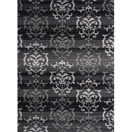 United Weavers United Weavers 851 10772 24 1 ft. 11 in. x 3 ft. 3 in. Dallas Countess Accent Rug; Grey 851 10772 24